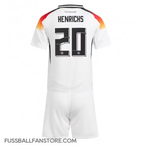 Deutschland Benjamin Henrichs #20 Replik Heimtrikot Kinder EM 2024 Kurzarm (+ Kurze Hosen)